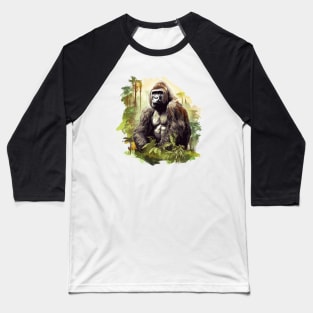 Black Gorilla Baseball T-Shirt